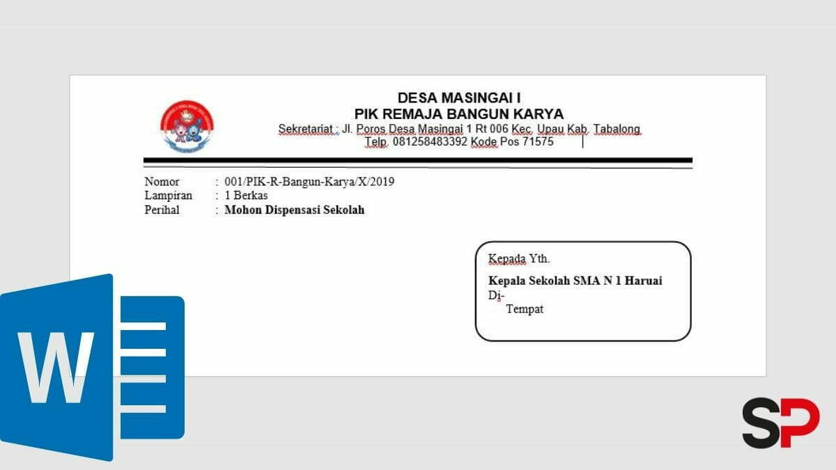 Cara membuat kop surat