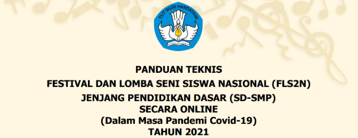 Petunjuk Teknis Juknis Fls2n SD Tahun