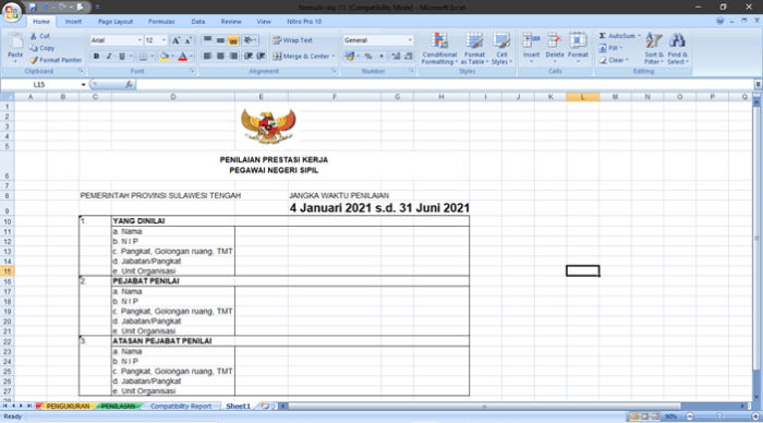 Pedoman Juknis Cara Membuat RHK SKP