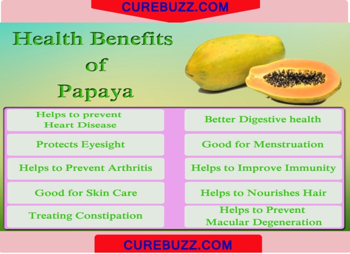 Papaya infographic herbazest benefits eat reasons fruit health