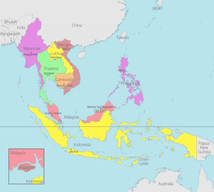 Peta asean